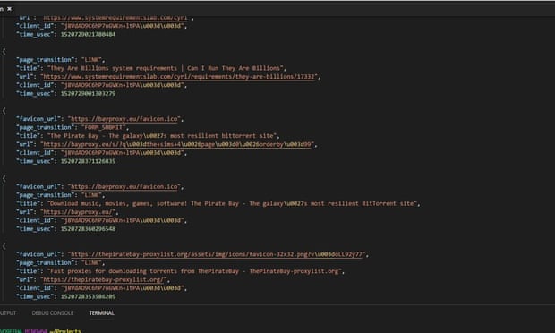 我的搜索历史记录