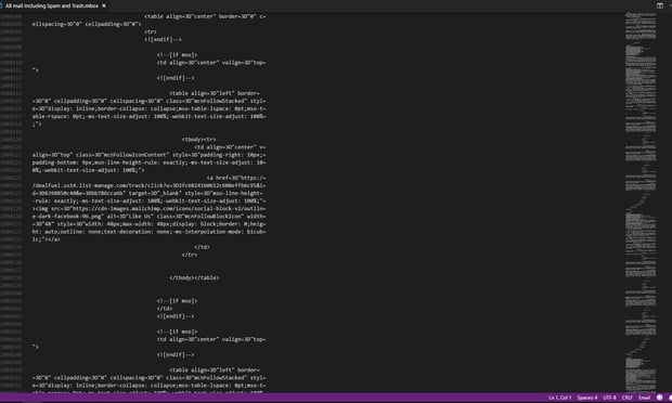 每封电子邮件发送记录