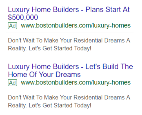 广告中的定价信息