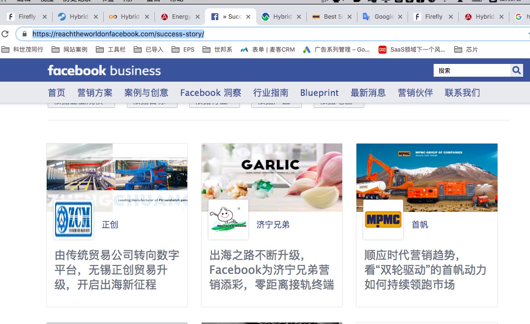 Facebook business营销案例